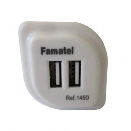 CARGADOR USB DOBLE 1450