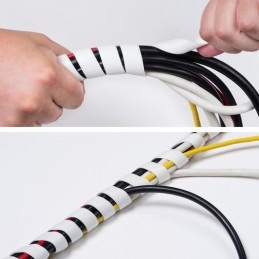 ESPIRAL CABLES BLANCO 2.5M...