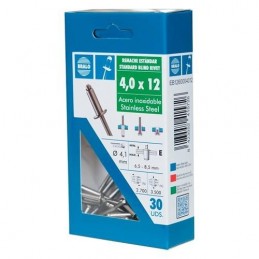 REMACHE INOX/INOX 4,0X10MM....